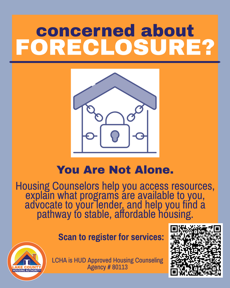 A line drawing of a blue house sits on an orange background